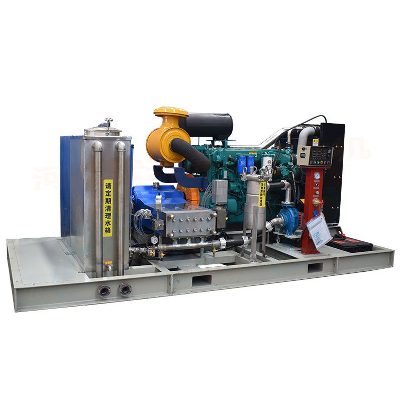化工管道高压清洗机设备HX-3025 1500公斤高压清洗泵 带旋转喷头