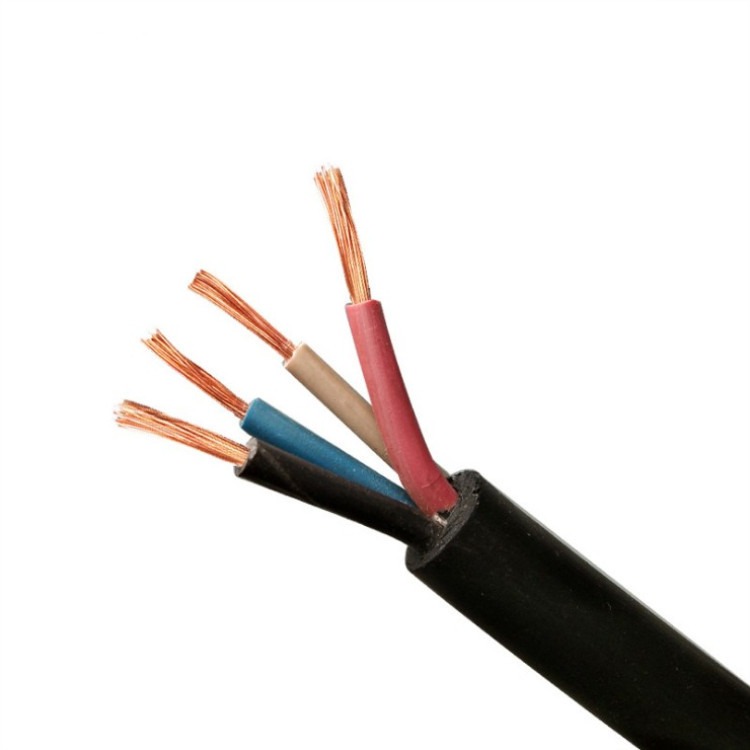 YZ中型橡套软电缆300/500V3*2.5+1*1.5 铜芯软电缆线 银顺牌