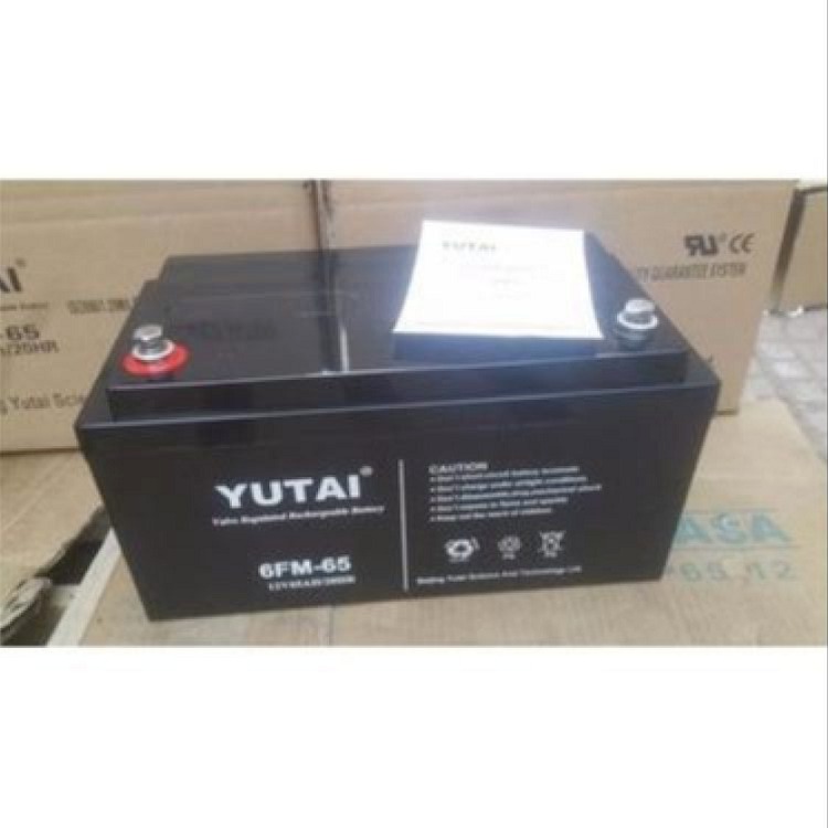 宇泰YUTAI蓄电池6FM-65 12V65AH太阳能直流屏UPS配电箱