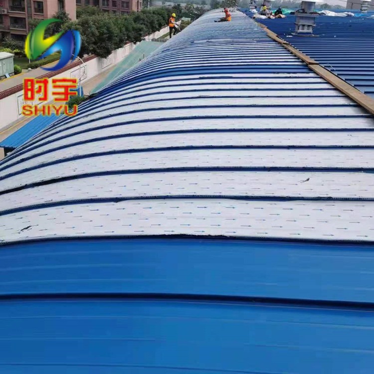 新型屋面瓦 蓝色 物流中心45-470铝镁锰板 环保耐酸金属屋面 时宇
