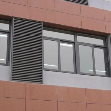 厂房铝合金百叶窗 铝合金百叶窗 铝合金外墙空调罩 多种款式可选择百叶窗