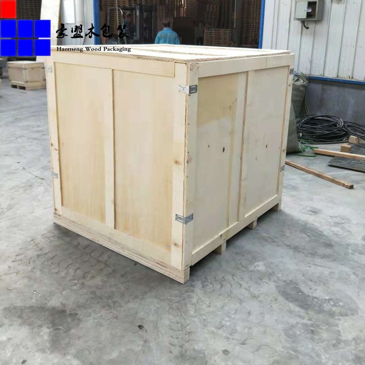 免熏蒸木箱厂家出售周转用木箱 松木可拆卸木箱
