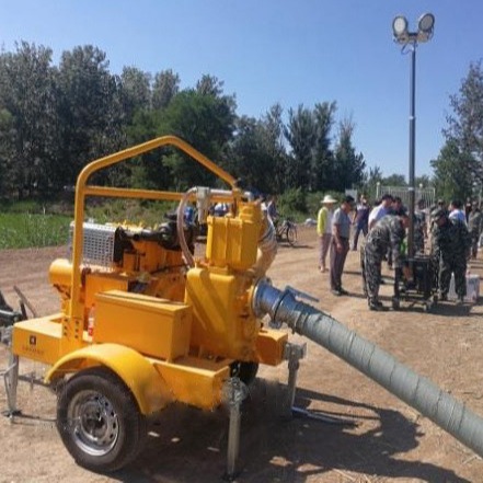 汉能 HC-ZKXZ 拖车式真空辅助自吸泵 防汛泵车 排水泵车 大流量抽排水 高扬程