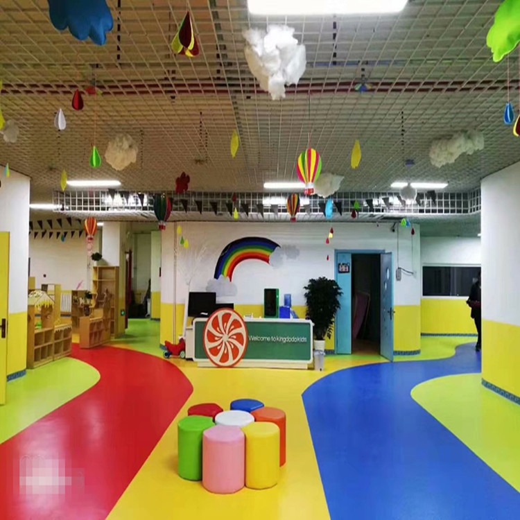 幼儿园pvc地板价格  幼儿园用pvc地板	 幼儿园卡通pvc地板