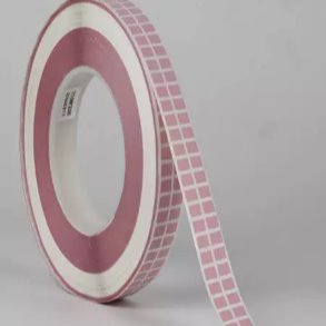 粉红高温不干胶贴纸生产厂家 成都SMT粉红高温二维码贴纸 粉红条形码贴纸