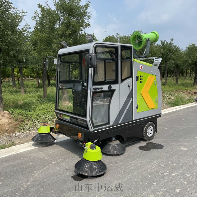 驾驶式扫地车 公园路面清洁车 电动小型扫路车 中运威销售厂家