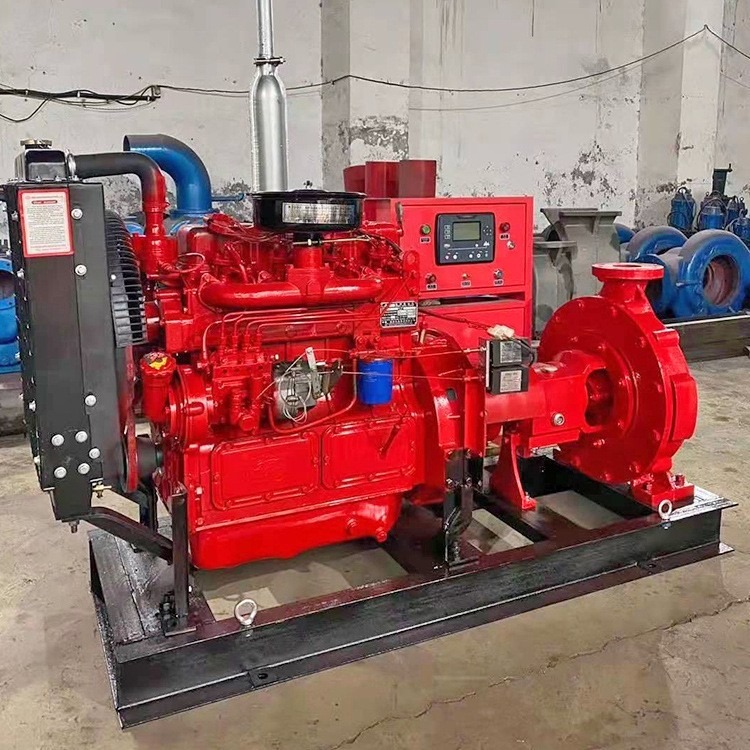 奥莱 柴油水泵机组 消防增压柴油水泵机组 大流量高压消防柴油水泵