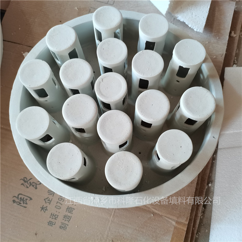 萍乡科隆填料分享陶瓷盘式分布器在浓XIAO酸生产中的应用