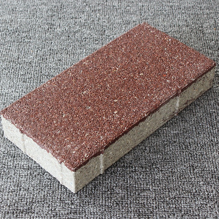 宜兴蜗牛 工厂区域仿石材陶瓷透水砖规格型号40020050 芝麻白色环保建材光洁度高