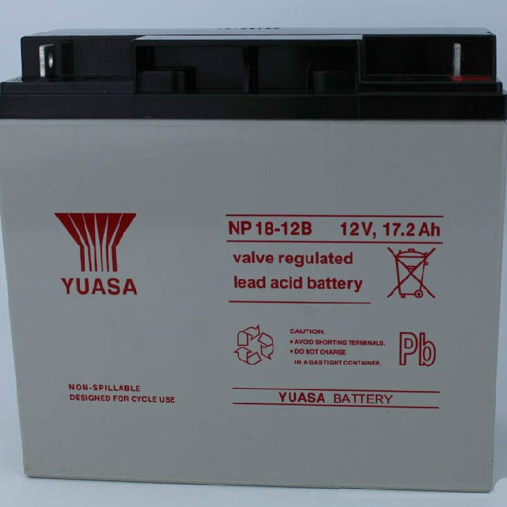 汤浅蓄电池NP17-12铅酸免维护12v17AH 安防直流屏UPS电源数据机房配套