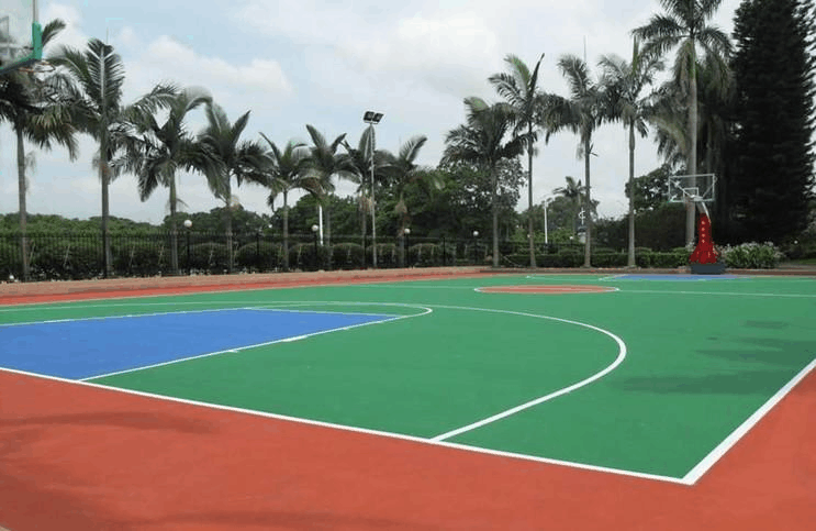 羽毛球场面层 广西省来宾市金秀 行情丙烯酸球场材料