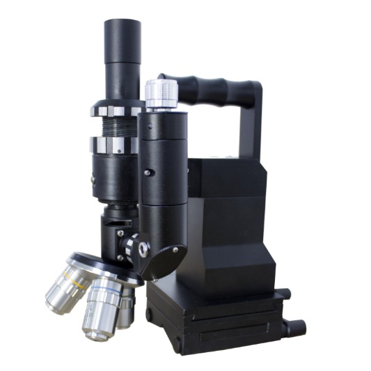 便携式现场金相显微镜 三只物镜 瀚博精密BJ-500X