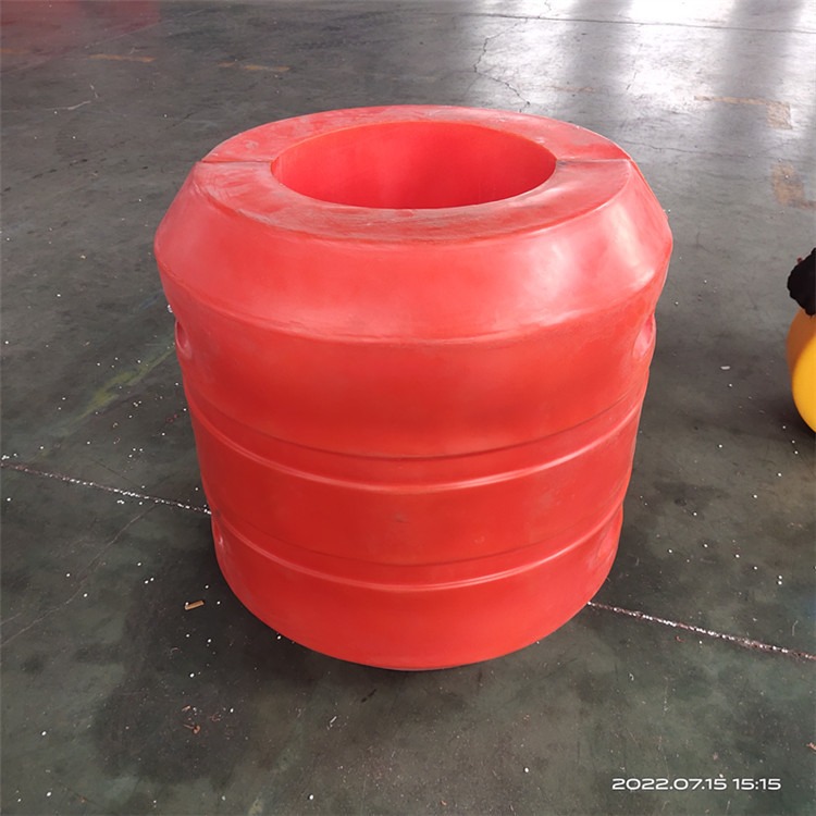 取水泵站套管子漂浮桶 14寸两瓣对夹式安装塑料管道浮块
