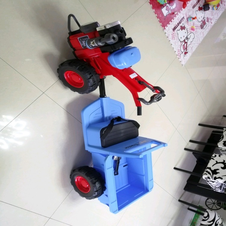 儿童玩具拖拉机 电动仿真玩具农用拖拉机远景抖音同款拖拉机