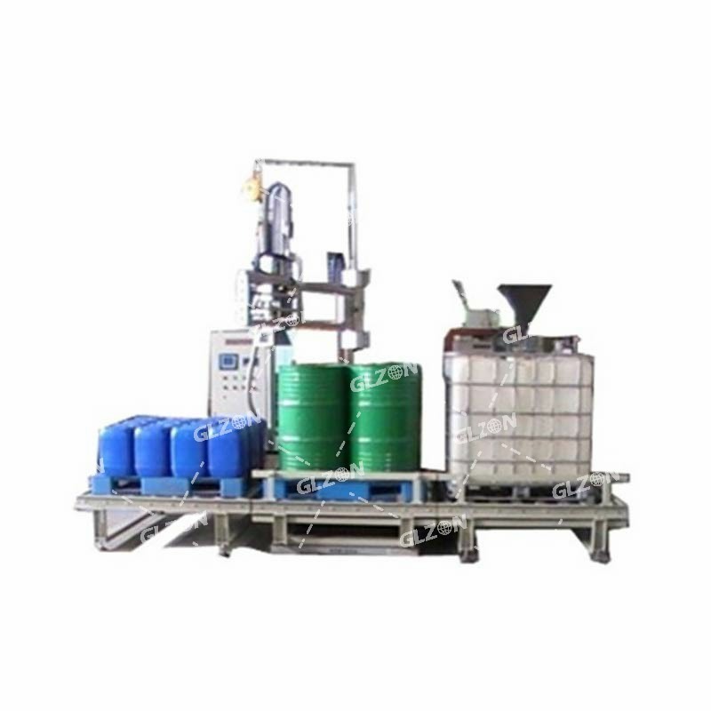 自动对口分装线 1000L-IBC吨桶胶水分装线自动化灌装设备
