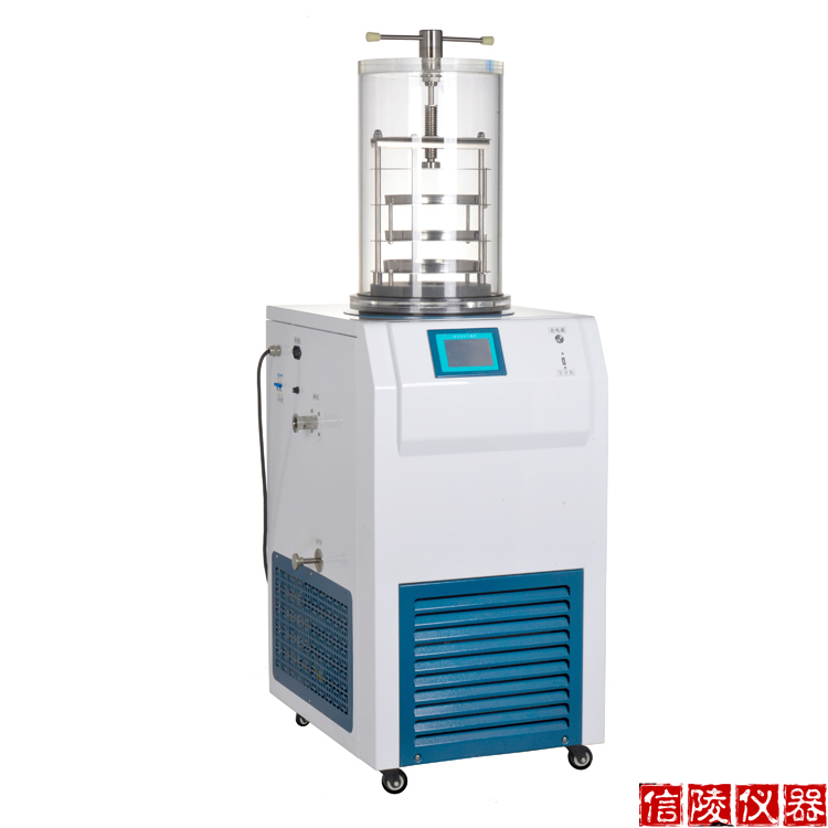 LGJ-10生物酶制品实验型冷冻干燥机配预冻功能图片