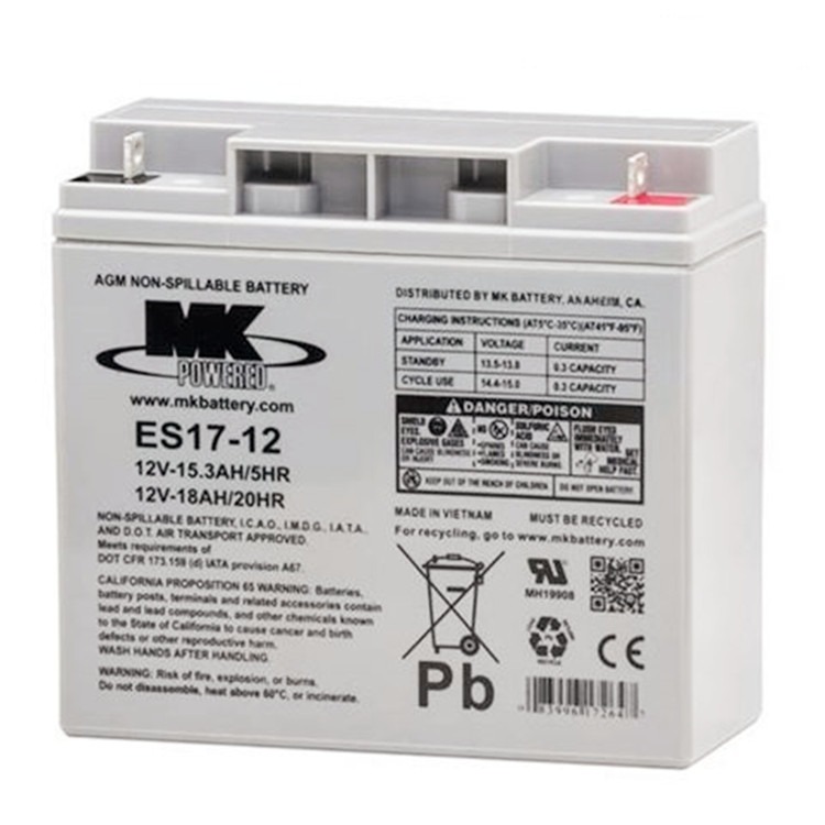 美国MK蓄电池ES120-12 12V120AH直流屏 UPS电源配套
