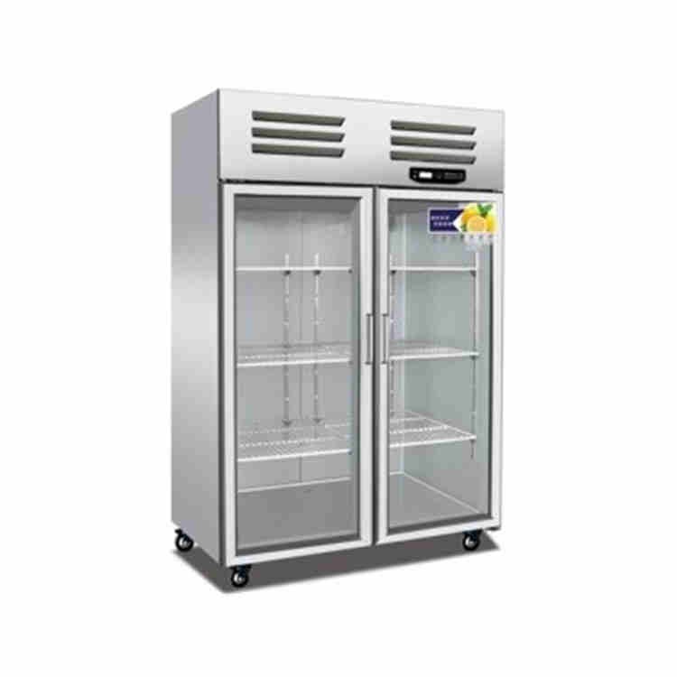 美厨商用冰箱 BS1.0G2大二门冷藏展示柜 双门保鲜陈列柜