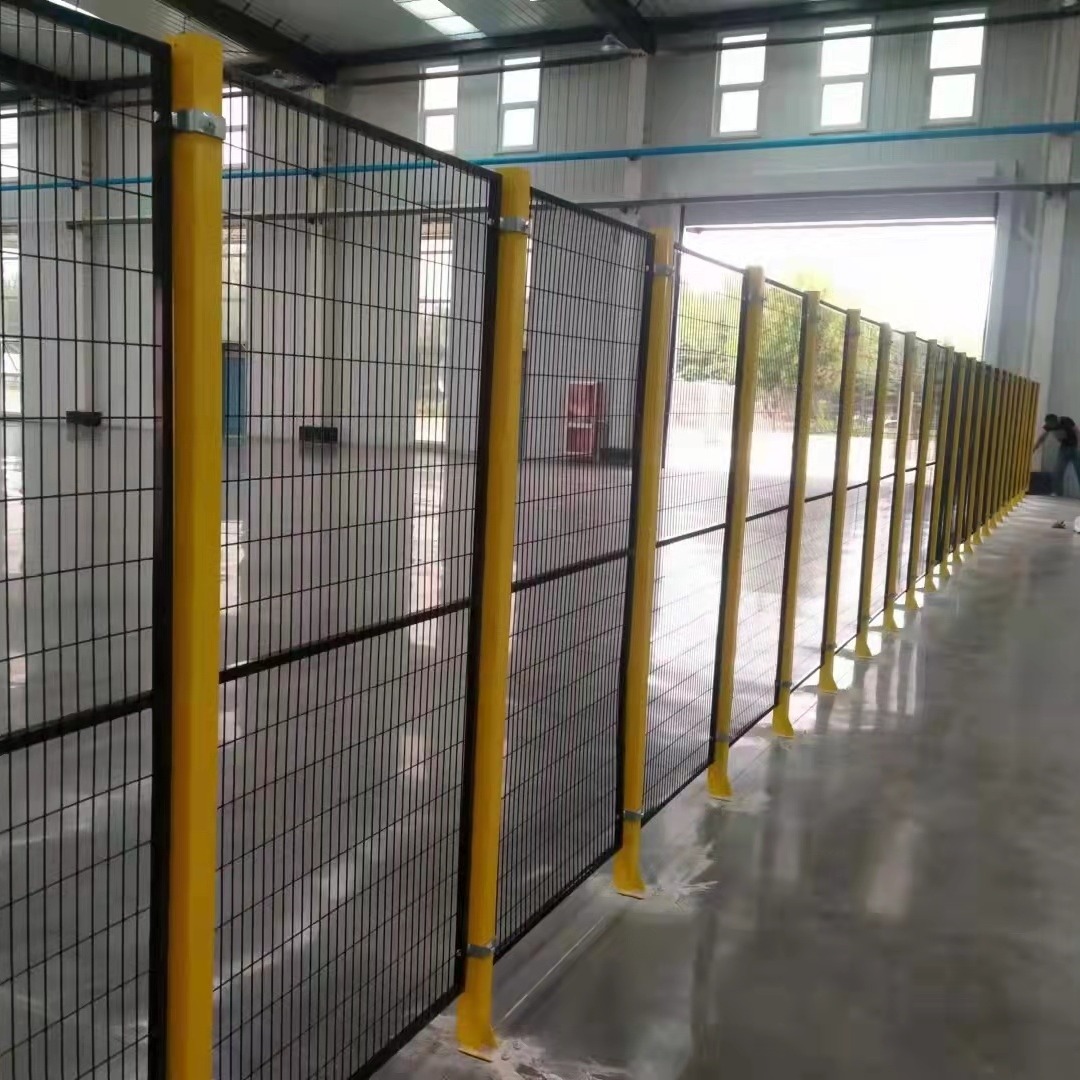 仓库车间无缝隔离网 隔离栏栅 可移动安全防护网护栏网价格