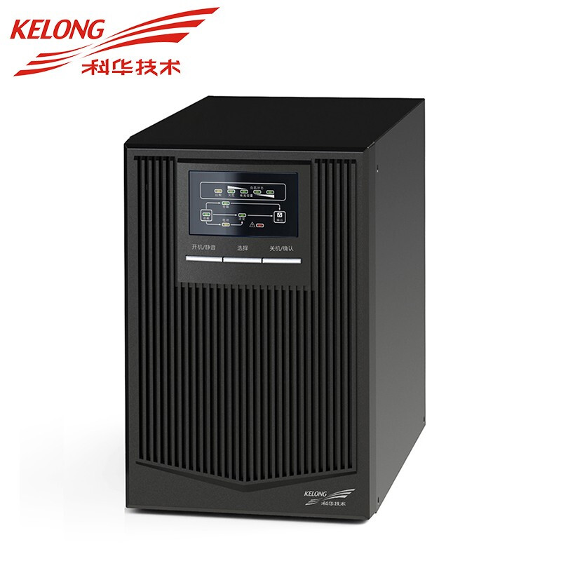 科华UPS电源YTR1101L在线式1KVA/800W高频不间断电源 机房断电延时稳压外接电池组