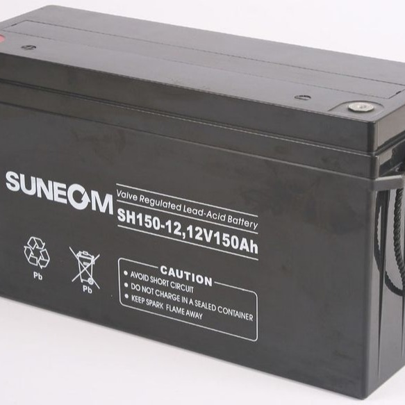 SUNEOM新能铅酸蓄电池SH160-12家用房车光伏发电系统电源12V160AH图片