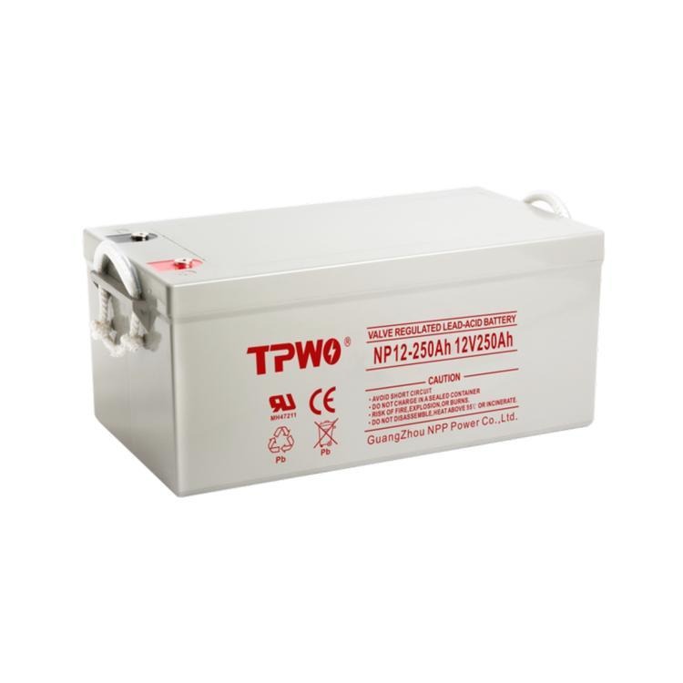 TPWO蓄电池NP250-12 12V250AH应急电源 直流屏 UPS配套
