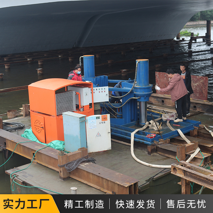 PHC工法钢板桩拔桩机PC组合桩拔管机水陆两用可定制浮箱
