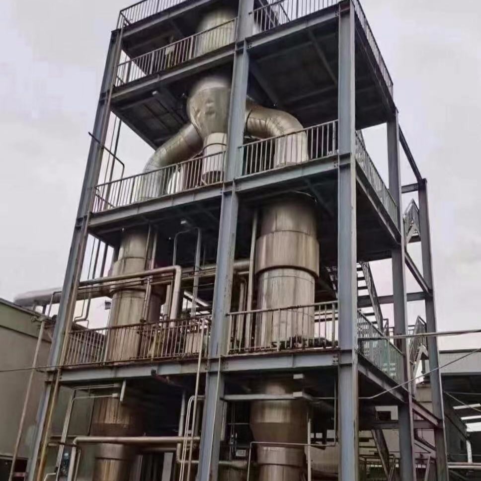 二手蒸发器 三效五吨MVR钛材蒸发器 浩天厂家现货出售 常年回收蒸发器