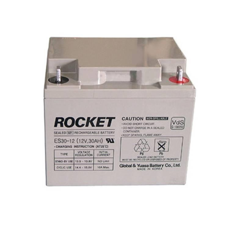 ROCKET蓄电池ESL120-12火箭免维护电池12V120AH韩国原装进口