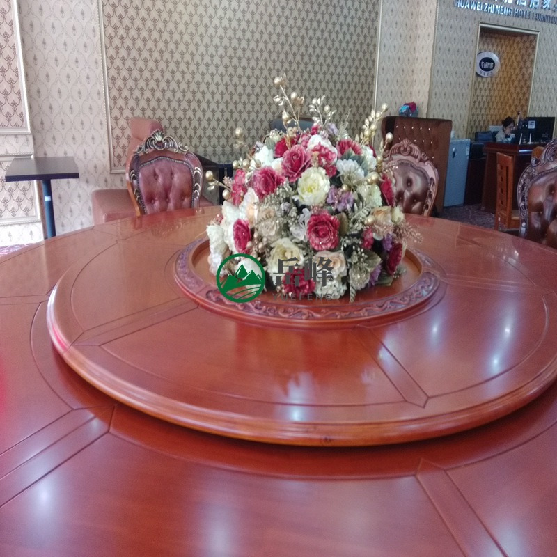岚慧中式复古火锅桌	餐厅专用桌子凳子	香河电动餐桌价格95441图片