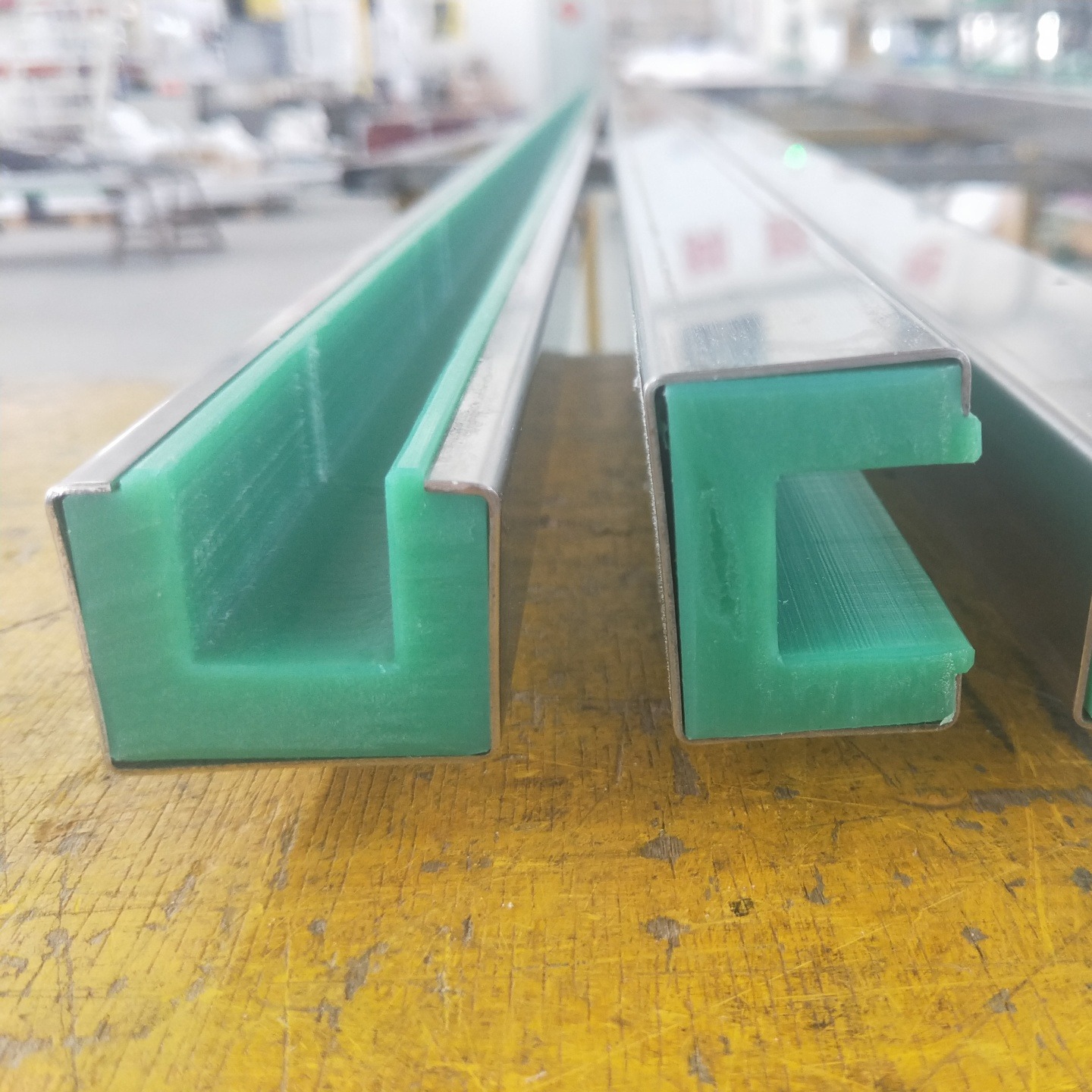 CKG型不锈钢超高分子聚乙烯链条导轨工业用塑料耐磨凹槽托条科睿