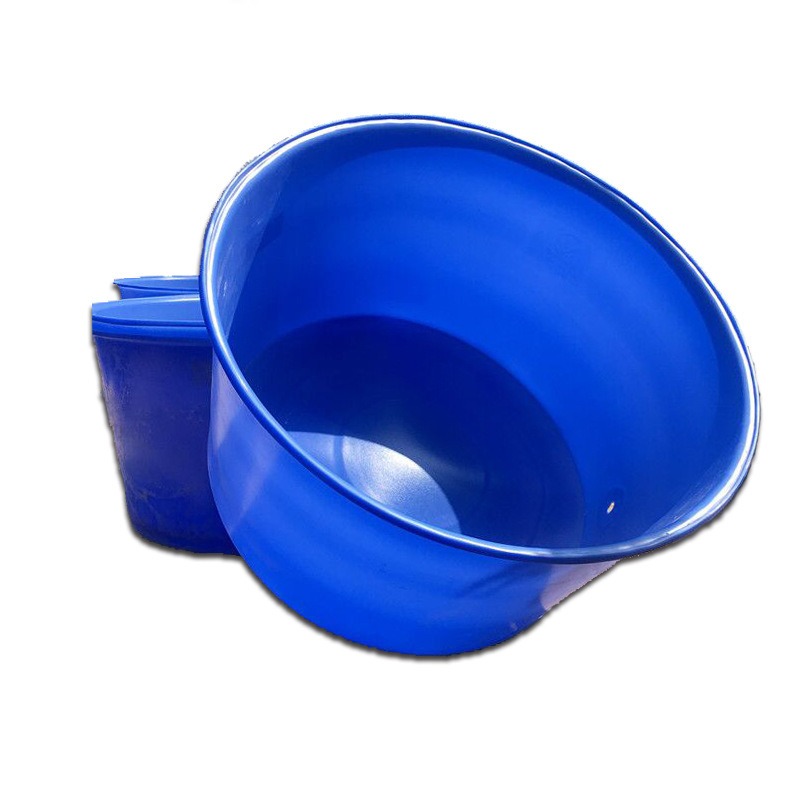 诺顺 蓝色塑料圆桶 食品级塑料圆桶 平底塑料圆桶图片