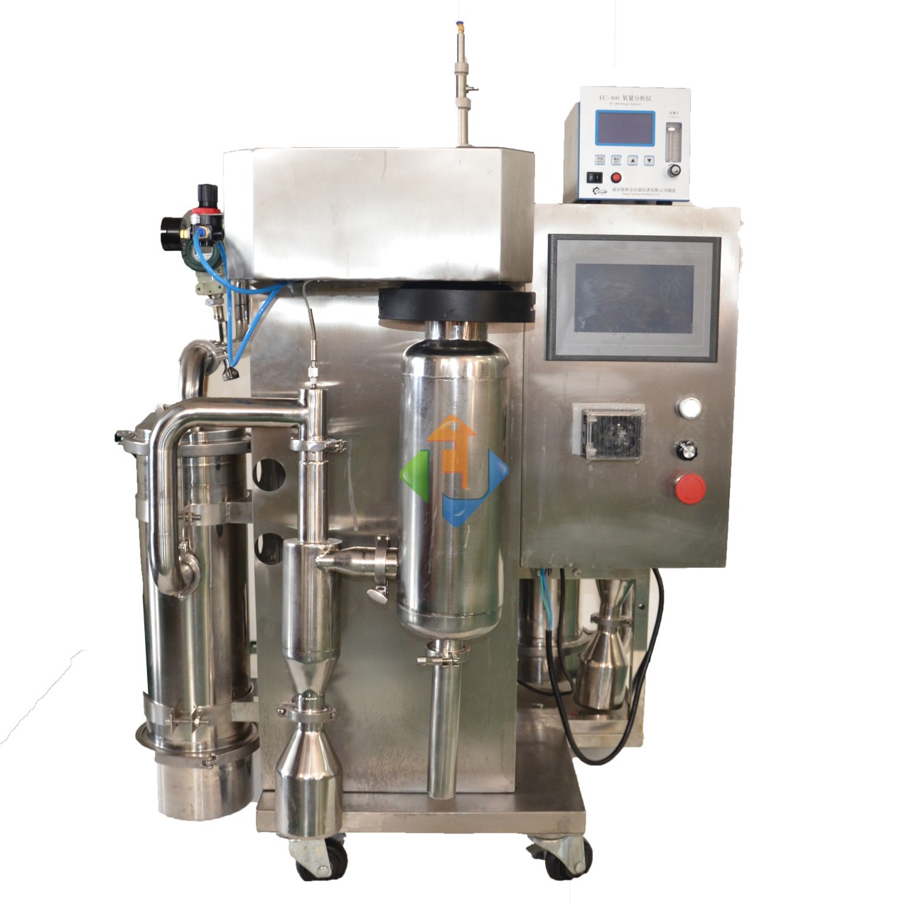 聚莱供应中型封闭式喷雾干燥机JT-5000Y适用有机溶液
