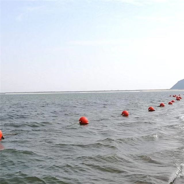 沿海海域养殖区域警示浮球 水上隔离水域pe浮子