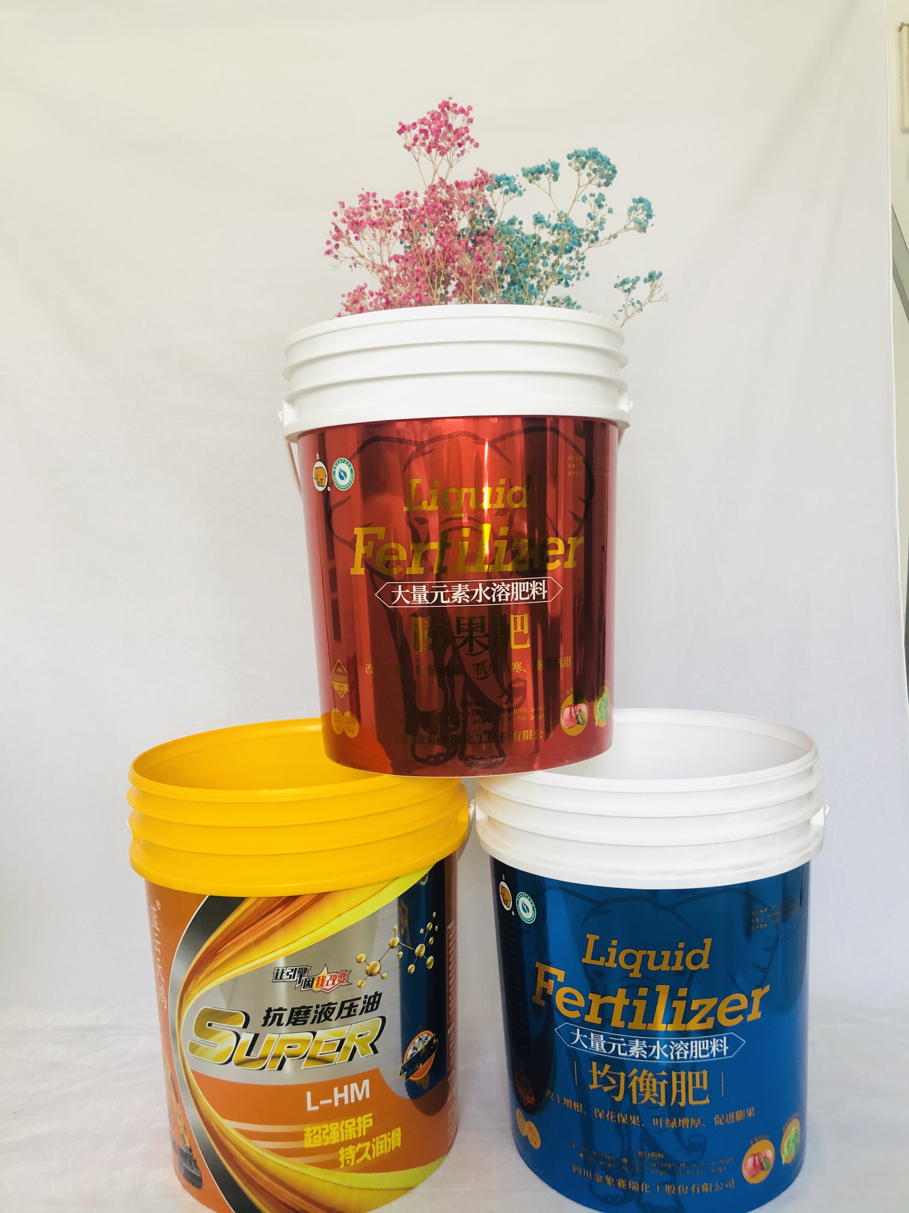 厂家直销塑料桶25L肥料桶价格支持二次印刷