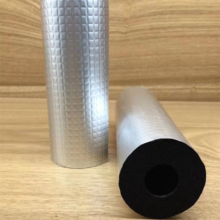 阻燃b1级橡塑管 5x5方格铝箔橡塑板管 华美橡塑管品质保证