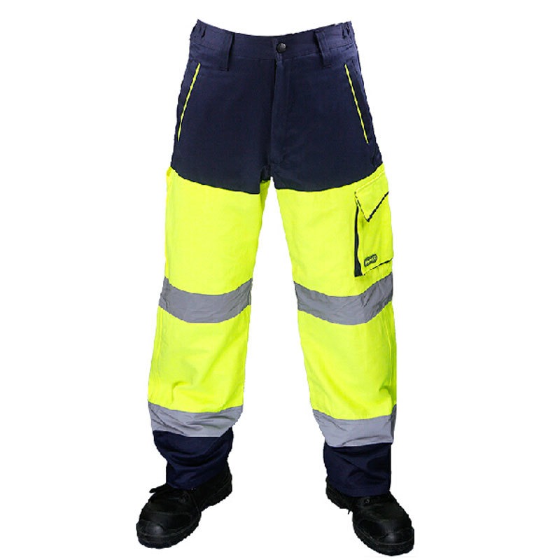 代尔塔404013荧光工作裤反光服图片