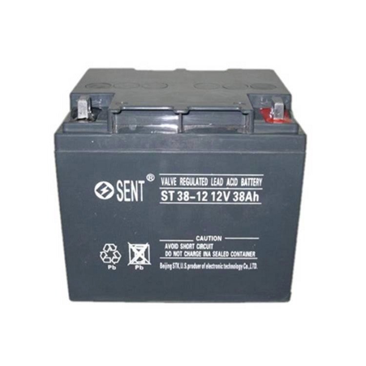 SENT蓄电池ST38-12 森特电源12V38AH机房UPS电池