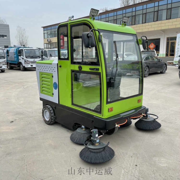 中运威 微型扫地环卫车 园区电动扫路机 驾驶式清扫车