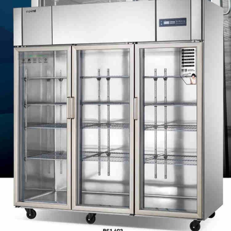 美厨商用冰箱 BS1.6G3大三门冷藏展示柜 饮料陈列柜 食物保鲜柜