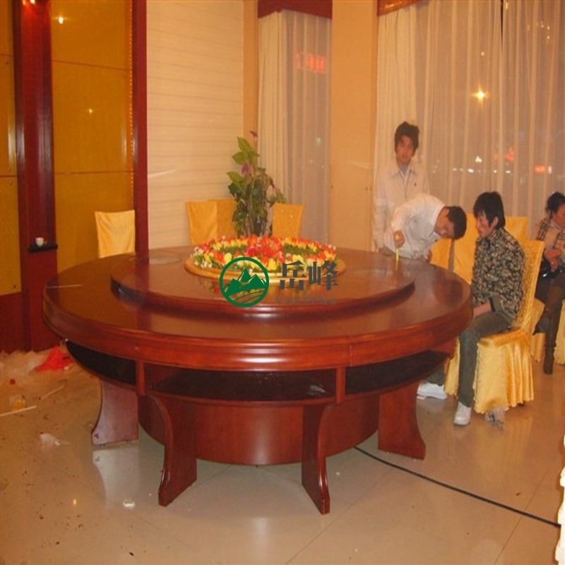 岚慧批发实木酒店电动    餐桌餐桌款式	电动餐桌2.2米6709