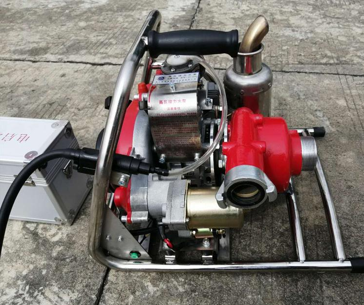 林晟LS-260背负式高压消防水泵 移动式高扬程接力灭火水泵 手提式消防高压灭火接力水泵 三级离心泵