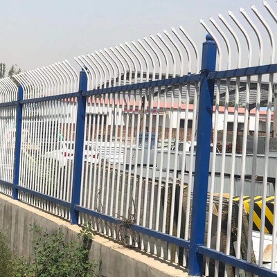港天制造 锌钢围墙护栏   锌钢围墙栅栏    方管围墙栏杆   专业的厂家图片