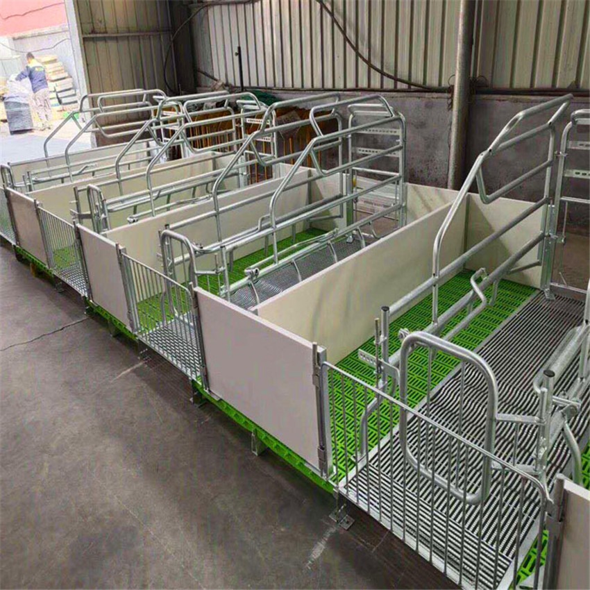 母猪产床 猪哈哈加工定制 2.4 1.8米欧式母猪产床 欧式产床配置 PVC围栏欧式标准