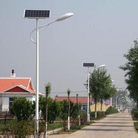 乾旭照明太阳能农村路灯6米 7米8米路灯 双臂太阳能路灯