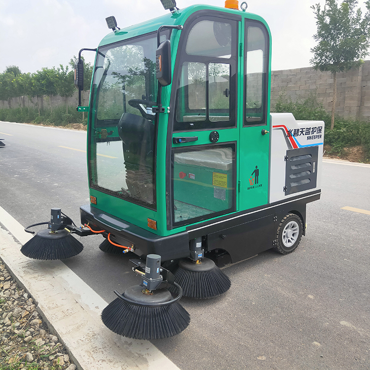 村庄清洁工扫路车 工厂清洁电动扫地车 祥运 新款座驾式电动扫路车 常年出售
