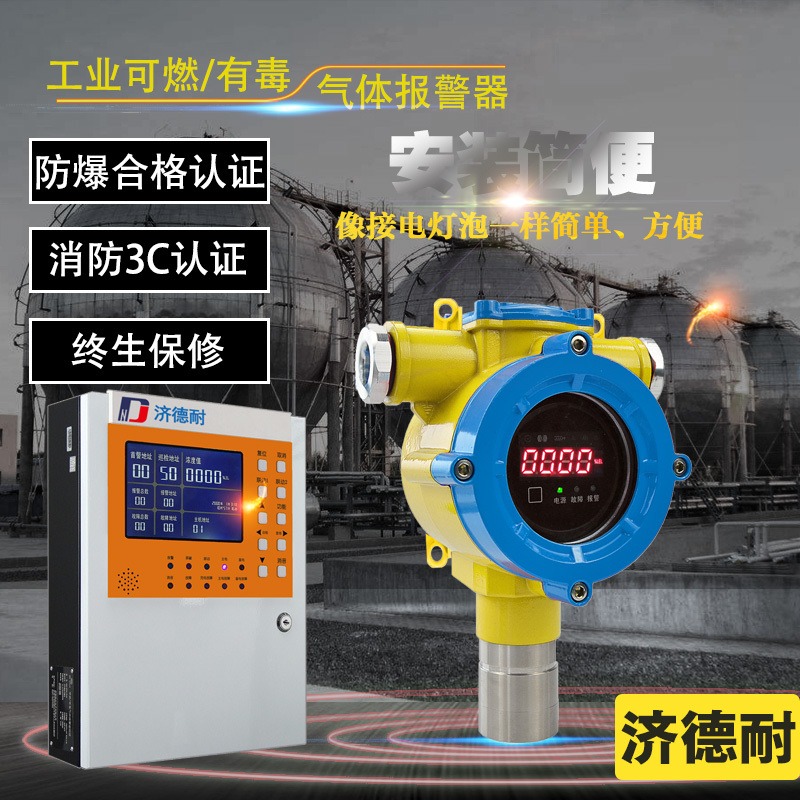 工业用有毒氨气气体探测报警器 联网型监控有毒有害气体报警器图片