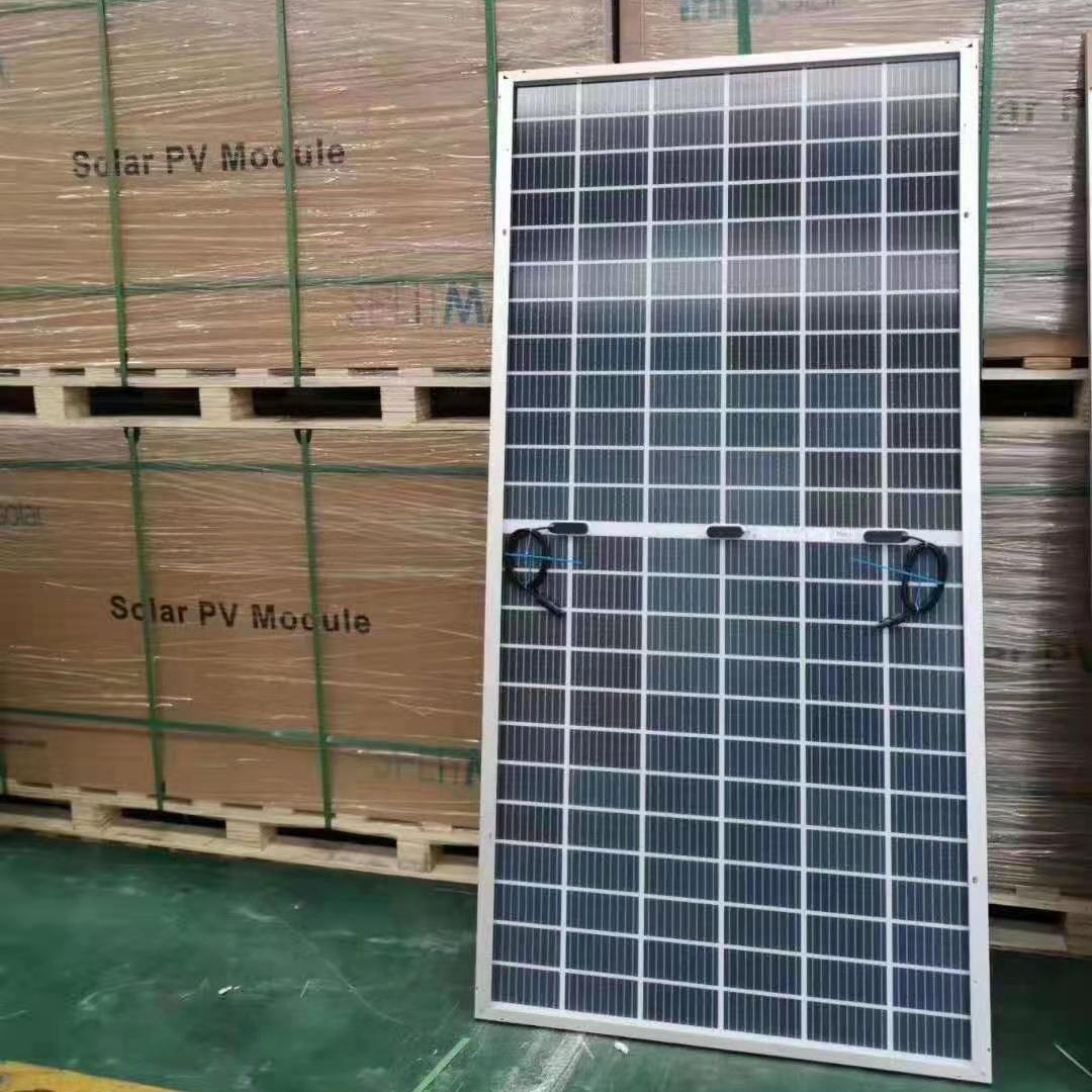 出售450W双玻双面组件  质保并网发电  530W电池板 光伏发电板回收
