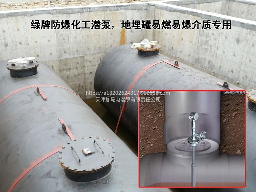天津绿牌原厂供应碳钢防爆潜泵质保三年