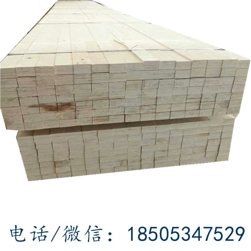 烨鲁木业生产F17标准松木木梁  酚醛胶免熏蒸木方
